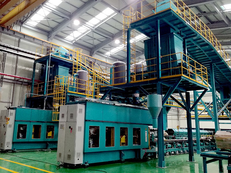 Vertical Split Core Shooting Molding Line